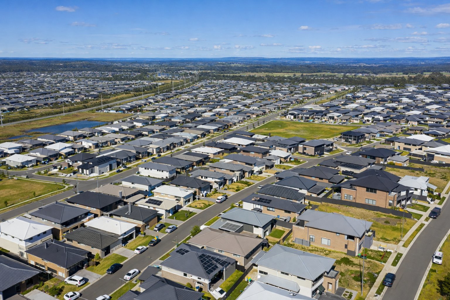 Builder working on construction site